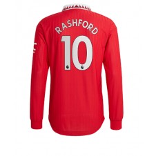 Manchester United Marcus Rashford #10 Hemmatröja 2022-23 Långa ärmar